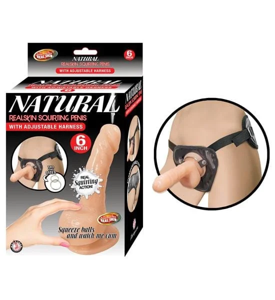 Natural Realskin Squiting Penis - Flesh