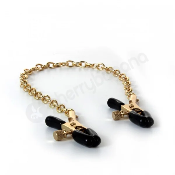 Fetish Fantasy - Gold Chain Nipple Clamps