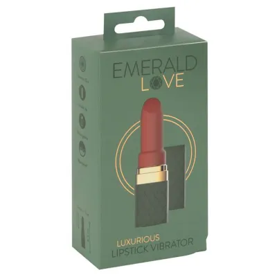 Emerald Love Luxurious Lipstick Vibrator Green