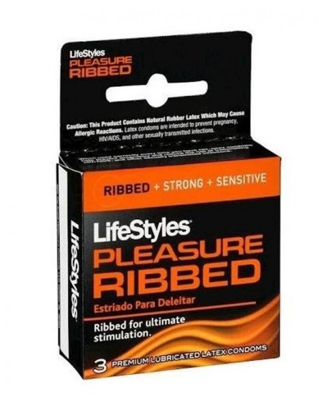 Lifestyles Ribbed 3pk - 3pk — image 2 of 3