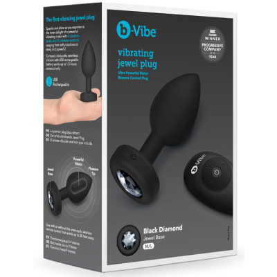 Vibrating Jewels M L Butt Plug
