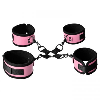 Bondara Pink PVC Hogtie Restraint