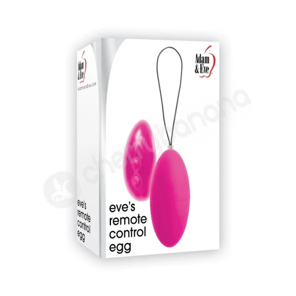 Adam & Eve Pink Eve's Remote Control Egg Vibrator