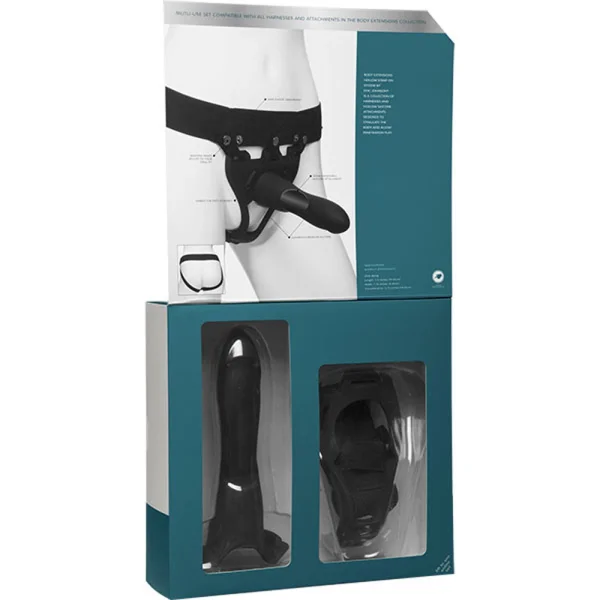 Doc Johnson Body Extensions Be Strong Hollow Strap On System