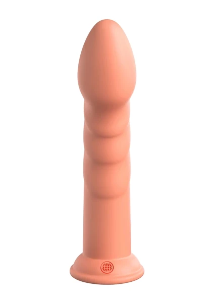 Dillio Platinum Super Eight Silicone 8" Suction Cup Dildo - Peach