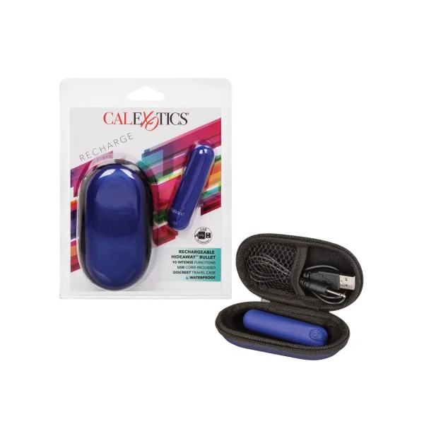 Rechargeable Hideaway Bullet  - Blue