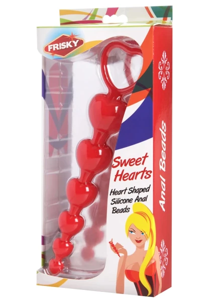 Frisky Sweethearts Silicone Anal Beads