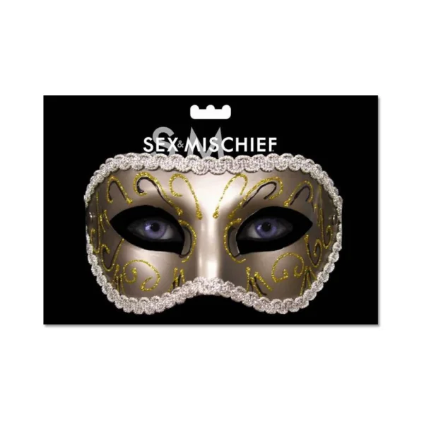 Sex and Mischief masquerade mask