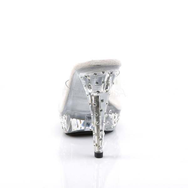 COCKTAIL-501SDT - 5" Heel, 1" Rhinestone Studded PF Slide SIZE 7 (FINAL SALE) — image 4 of 4