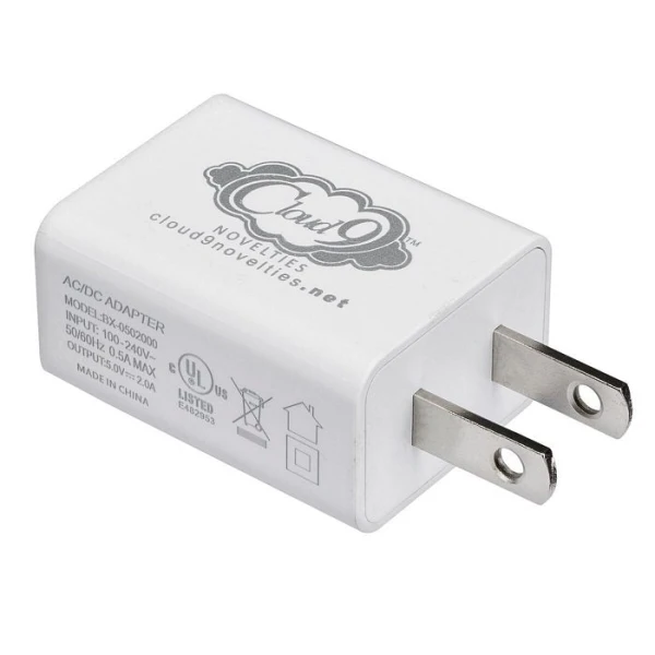 USB 1 Port Adapter Charger for Rechargeable Vibrators
