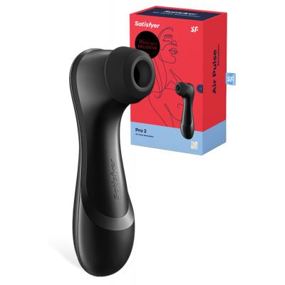 Satisfyer Pro 2 Black Rechargeable Touch Free Clitoral Stimulator Next Generation