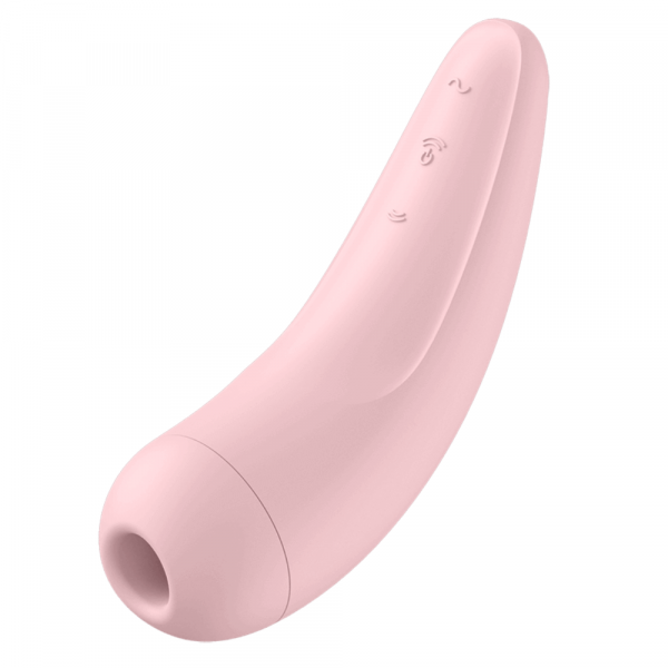 Satisfyer Curvy 2+ Pink App Controlled Vibrating Clitoral Stimulator