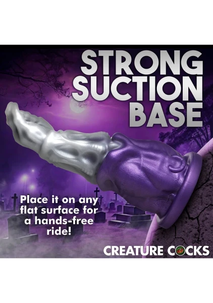 Grim Reaper 9" Silicone Suction Cup Dildo By Creature Cocks
