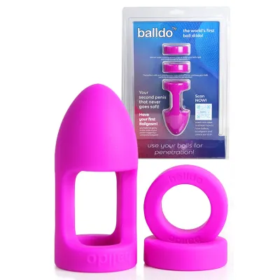 Balldo Ball Dildo Set with Spacer Rings