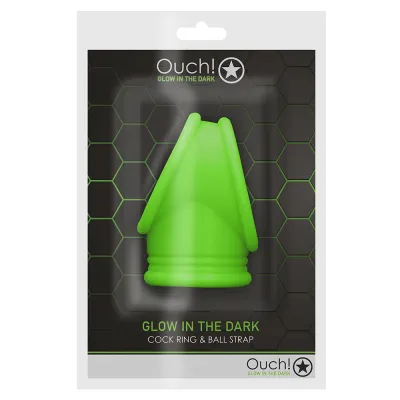Ouch Glow In The Dark Cock Ball Strap