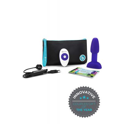 B Vibe Rimming 4 9 Petite Butt Plug with Remote