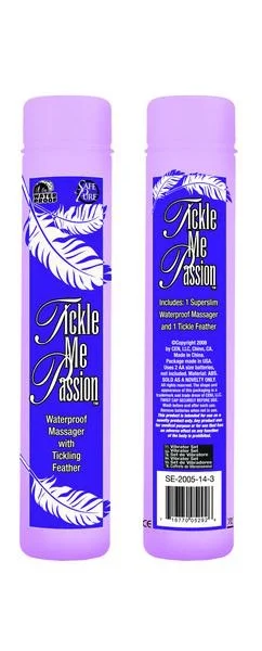 Tickle Me Passion Vibrator And Tickling Feather Purple — image 4 of 4