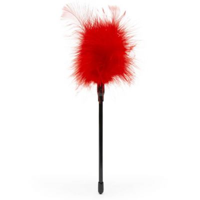 Ouch Red Faux Feather Tickler