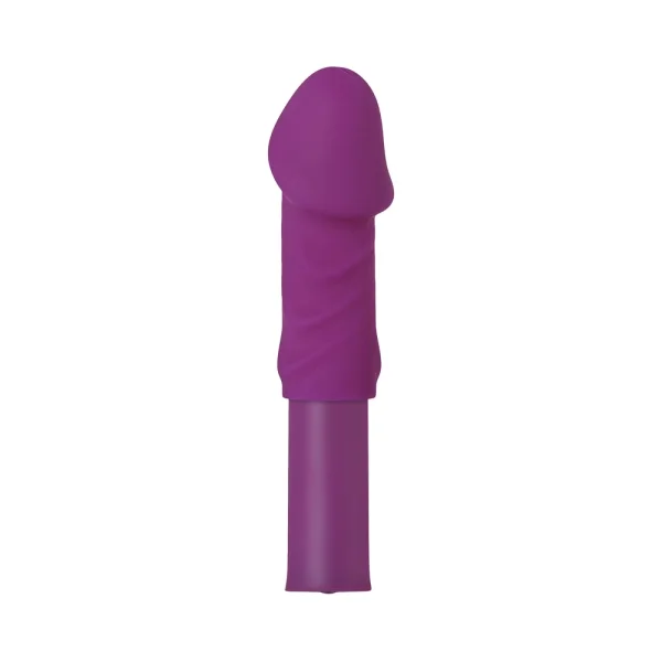 A&e Eve's Satin Slim Vibe Rechargeable Usb Cord Included Silicone Sleeve 10 Vibe Functions Waterproo — image 5 of 9