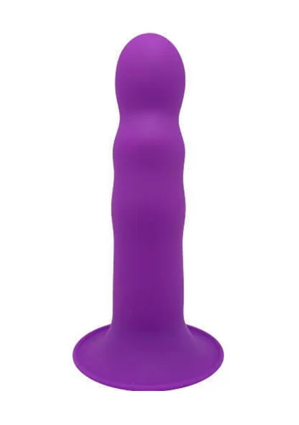 Colours Dual Density 8 Inch Silicone Suction Cup Dildo - Chocolate