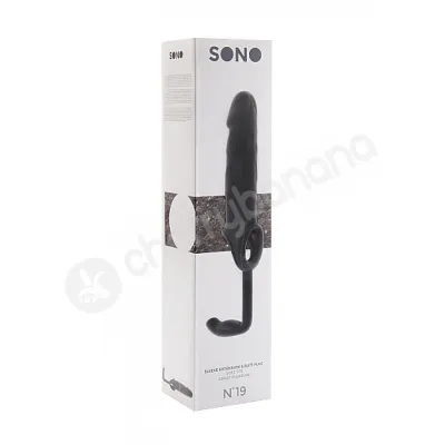 Sono No 19 Black Dong Penis Extension Sleeve