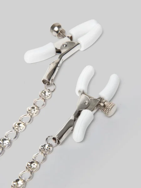 Crystal Chain Nipple Clamps