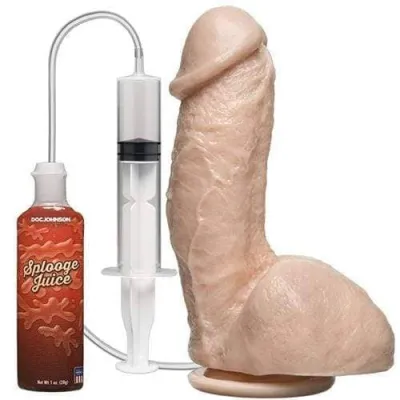 Squirting realistic cock