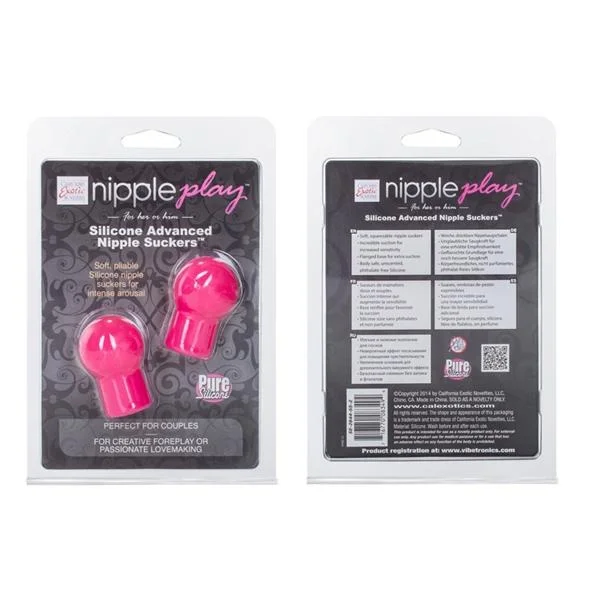 Nipple Play Silicone Advanced Suckers Pink