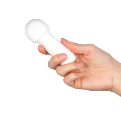 Mon Amour Lil Lover White 16 Function Mini Wand Vibrator