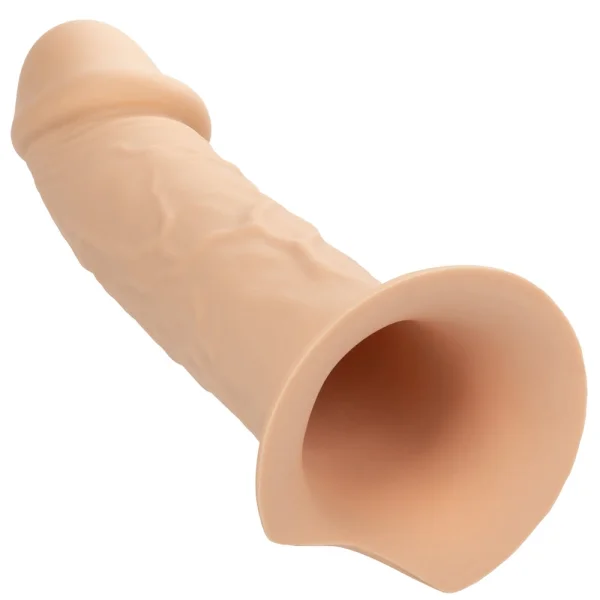 Performance Maxx Life-Like Silicone 7" Hollow Penis Extension With Harness By CalExotics - Vanilla