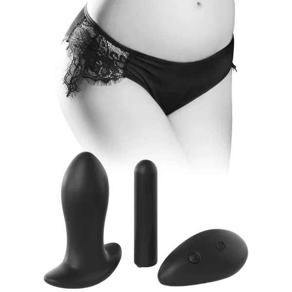 Hookup Remote Pleasure Plug with Princess Panty
