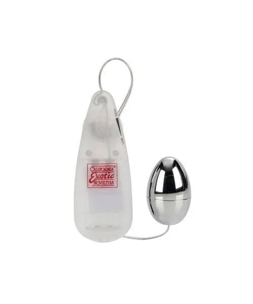 Pocket Exotics Vibrating  Egg - Silver