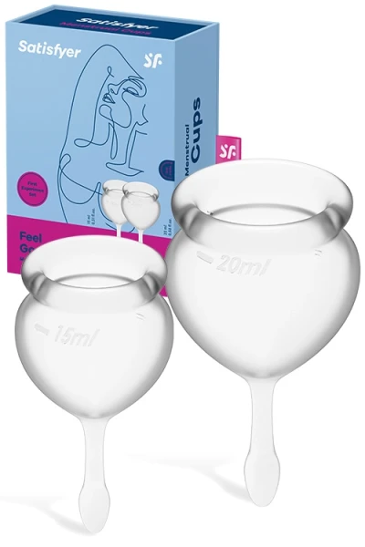 Satisfyer Feel Good Silicone Menstrual Cups (2 Pce)