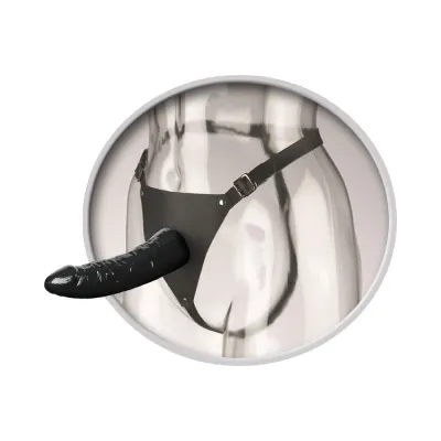 Fetish Fantasy Leather Strap on Black