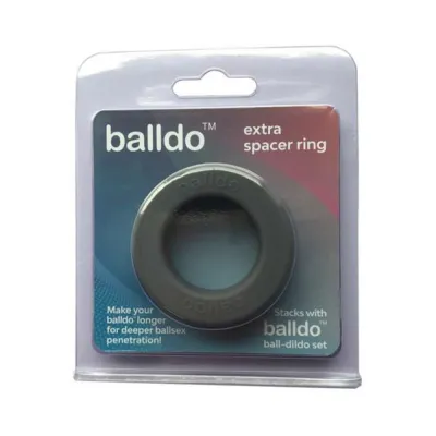 Extreme Bondage Gear Balldo Single Spacer Ring Steel Grey