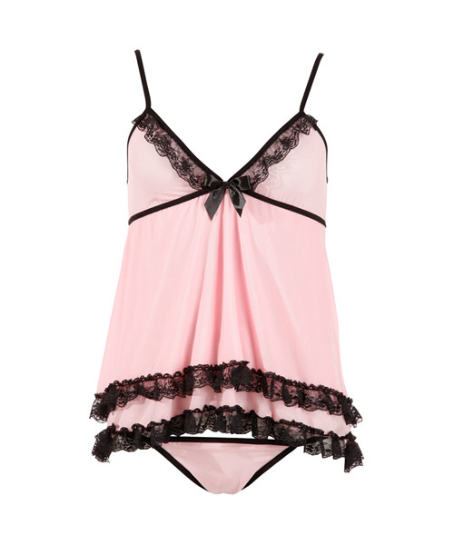 Babydoll-Set Rosa - Medium