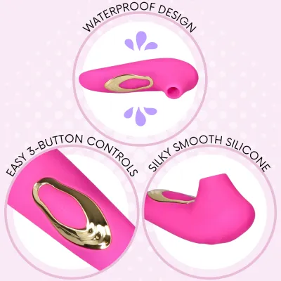 Dolce Silicone Air Pulsating Clit Stimulator