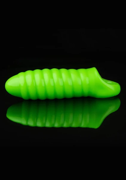 Ouch! Glow in the Dark Thick Stretchy Penis Sleeve - Swirl — image 7 of 10