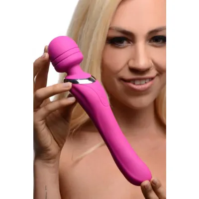 Whirling Wand 2 In 1 Silicone Dual Massage Wand