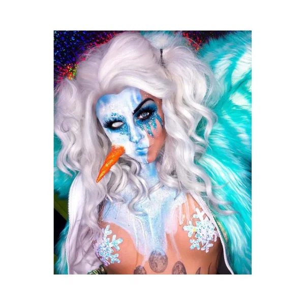 Neva Nude Pasty Snowflake Glitter Frost Pasties