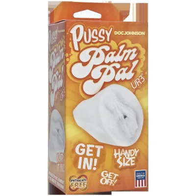 Palm Pal Frosted Ultraskyn Masturbator Pussy Clear