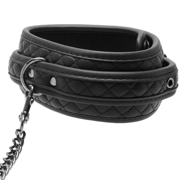 Adam & Eve's Fetish Dreams Collar & Leash - Black