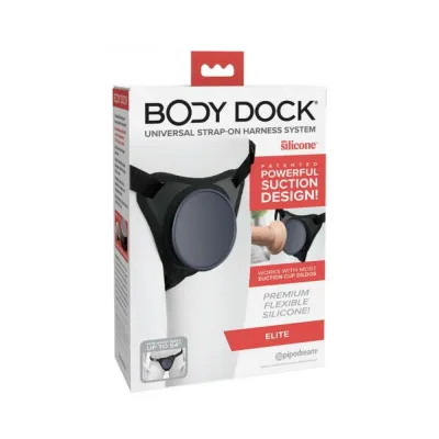 Strap on Dildos Harnesses Body Dock Elite Silicone Strap on Harness