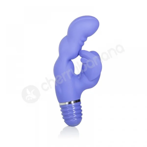 Silicone Bendies Fluttering 'G' Purple Vibrator