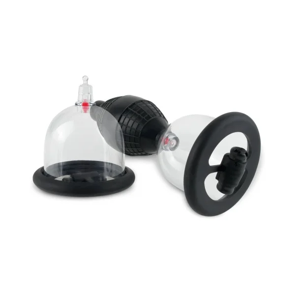 Fetish Fantasy Vibrating Nipple Pleasure Cups Black