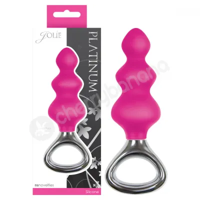 Jolie Platinum Pink Medium Butt Plug