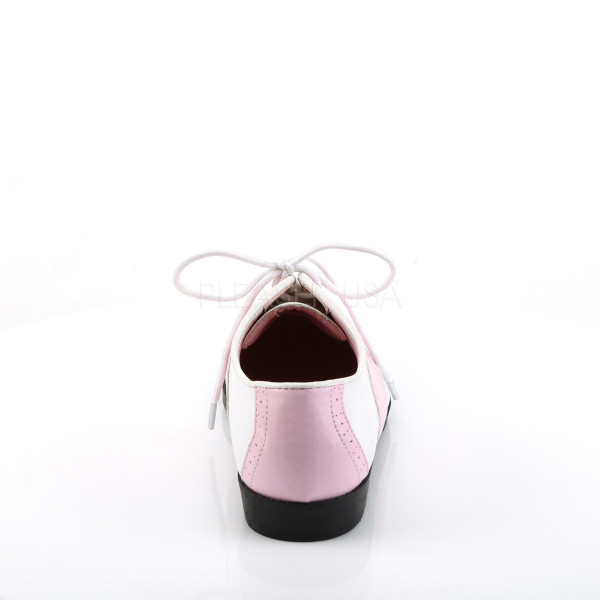 Front Lace Up Flat Saddle Shoes — image 4 of 4
