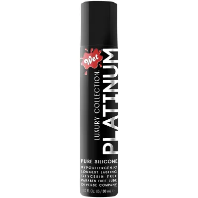 Wet Platinum Luxury Silicone Lubricant 1 Fl Oz
