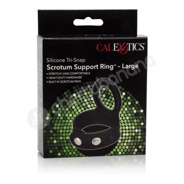 Silicone Tri-Snap Scrotum Support Ring - Large