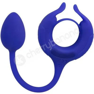 Admiral Plug Play Weighted Cock Ring With Butt Plug